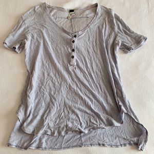 Free people lavender tee